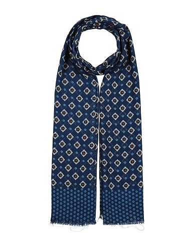 MANUEL RITZ Scarves and foulards Blue 100% Viscose