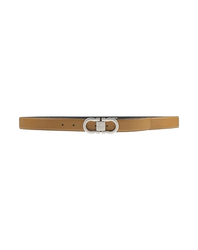 FERRAGAMO Regular belt Camel Leather