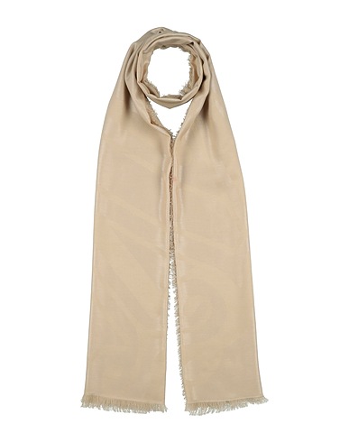 MAX MARA Scarves and foulards Beige 57% Silk, 43% Cotton