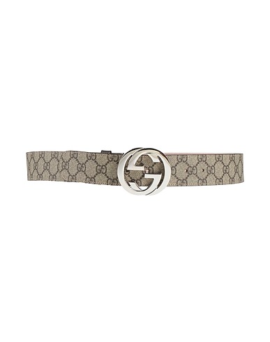 GUCCI Regulärer Gürtel  Beige Leder