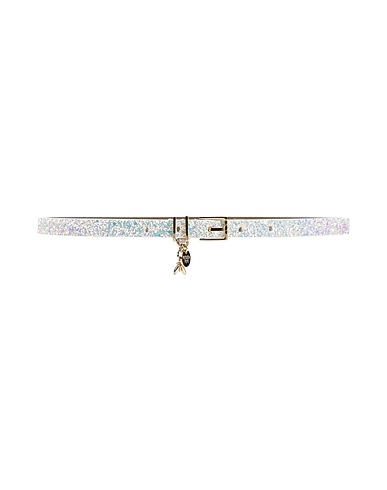 PATRIZIA PEPE Belt White Textile fibers