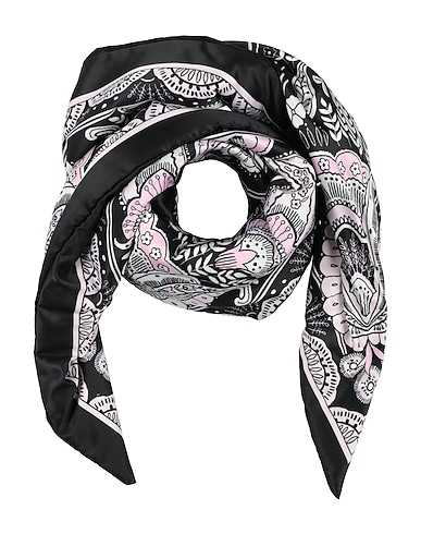 TWINSET Scarves and foulards Black 100% Polyester