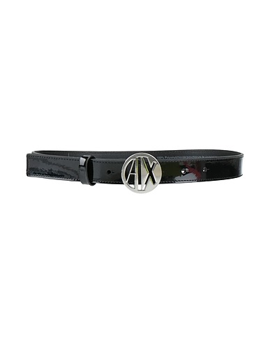 ARMANI EXCHANGE Regulärer Gürtel  Schwarz 80% Polyester, 20% Viskose, Plastik