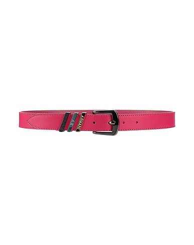 ARMANI EXCHANGE Regular belt Magenta 100% Cow leather, Polyurethane coated