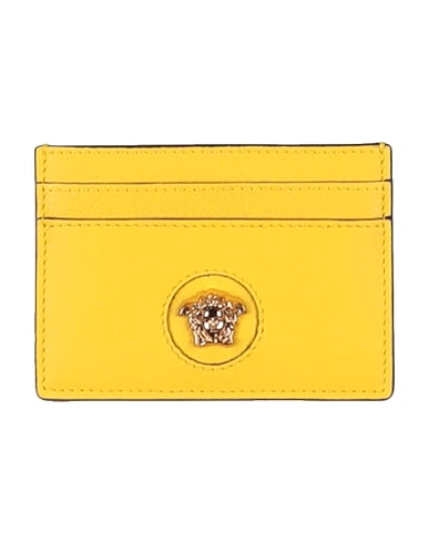 VERSACE Small Leather Goods Yellow Calfskin