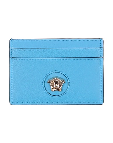 VERSACE Small Leather Goods Azure Calfskin