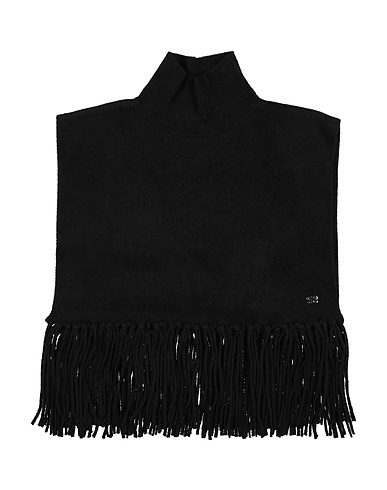 SANDRO Scarves and foulards Black 50% Polyamide, 49% Viscose, 1% Elastane