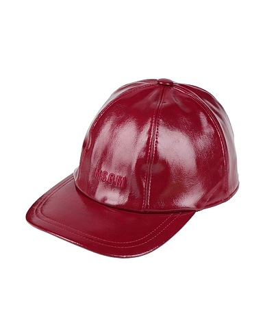 MSGM Hat Burgundy 100% Polyester
