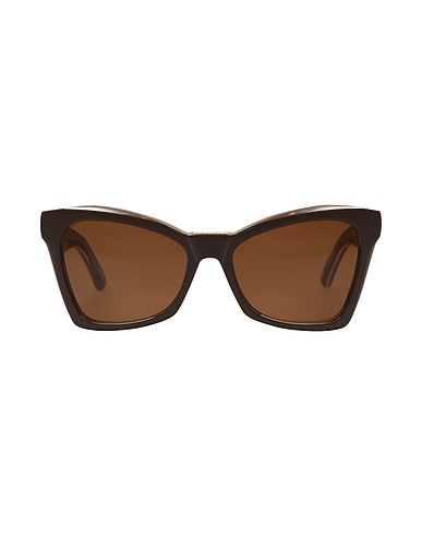 BALENCIAGA Sunglasses Dark brown Plastic
