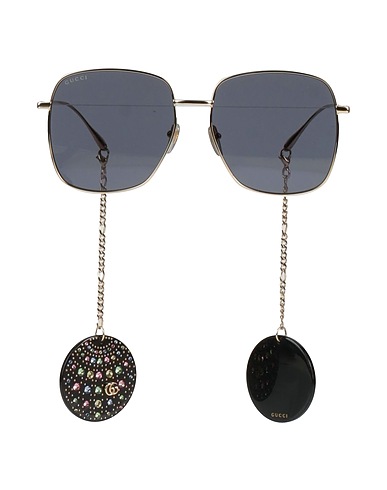 GUCCI Sunglasses Silver Metal