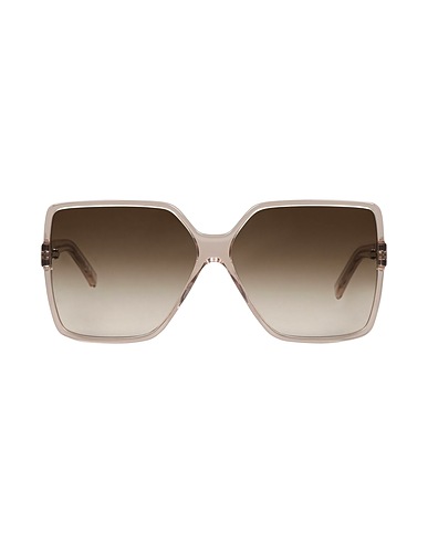 SAINT LAURENT Sunglasses Transparent Plastic