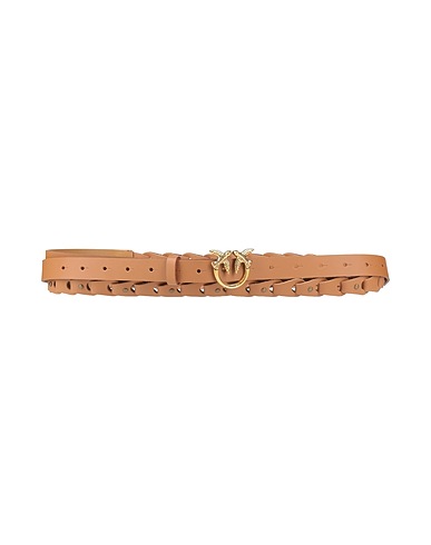 PINKO Thin belt Brown 100% Cow leather