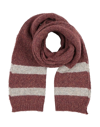 ELEVENTY Scarves and foulards Burgundy 36% Camel wool, 30% Alpaca wool, 27% Polyamide, 7% Wool