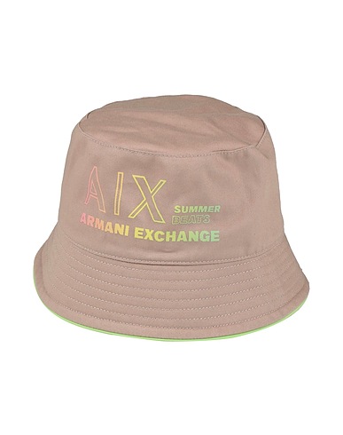 ARMANI EXCHANGE Hat X MIXMAG Beige 100% Cotton