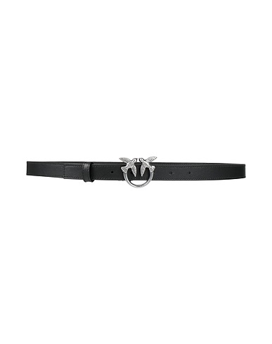 PINKO Thin belt Black Leather