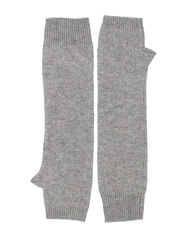 MAJESTIC FILATURES Gloves Grey 80% Raccoon Wool, 20% Polyamide
