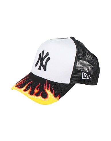 NEW ERA Hat White 100% Polyester, Cotton