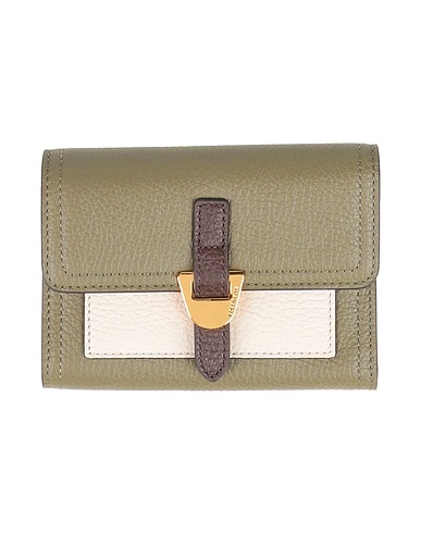 COCCINELLE Wallet Military green Leather