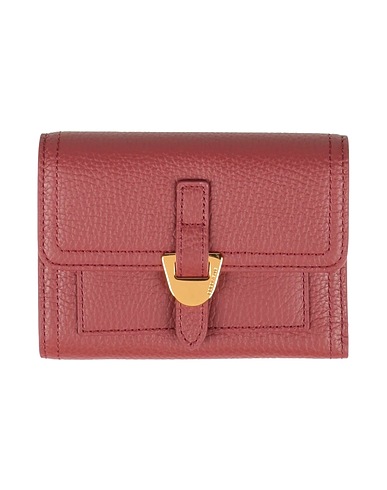 COCCINELLE Wallet Brick red Leather