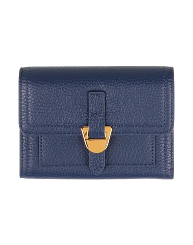COCCINELLE Wallet Navy blue Leather