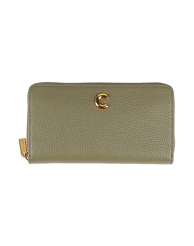 COCCINELLE Wallet Military green Leather
