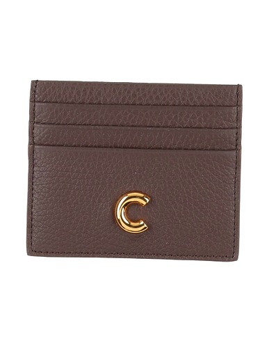 COCCINELLE Small Leather Goods Dark brown Leather