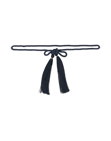 STELLA FOREST Cintura Sottile Blu notte Altre Fibre