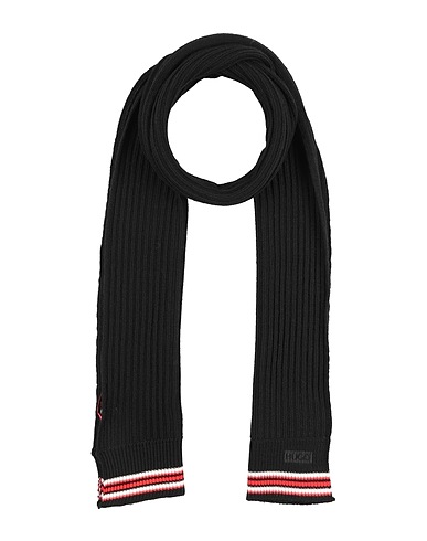 HUGO Scarves and foulards Black 100% Virgin Wool