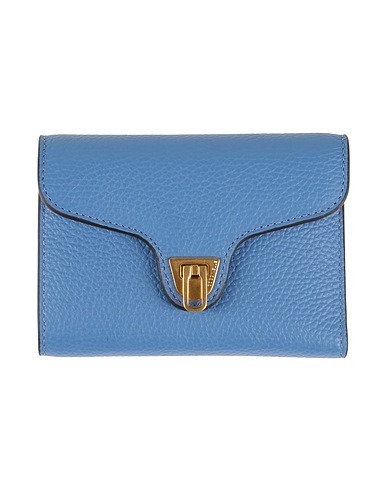 COCCINELLE Wallet Light blue Leather
