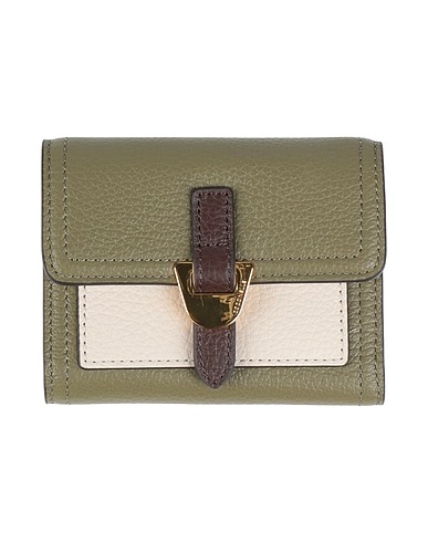 COCCINELLE Wallet Military green Leather