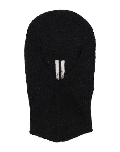 RICK OWENS Mützen & Hüte Schwarz 48% Alpakawolle, 30% Polyamid, 20% Wolle, 2% Elastan