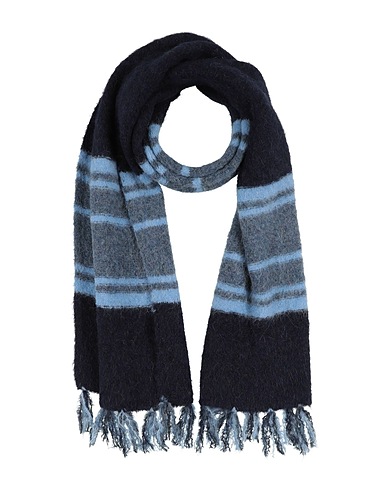 ANTIK BATIK Scarves and foulards Midnight blue 78% Alpaca wool, 19% Nylon, 3% Elastane