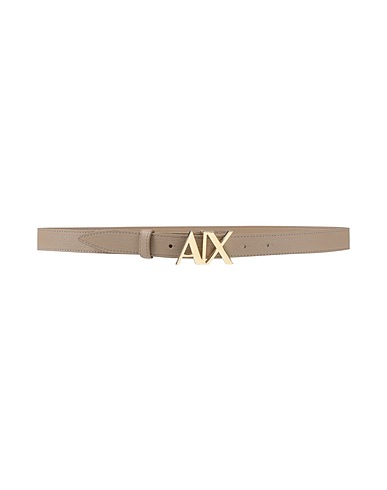 ARMANI EXCHANGE Regular belt Taupe 100% Polyester