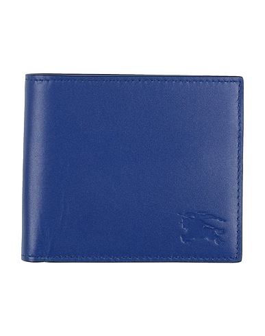 BURBERRY Wallet Blue Leather