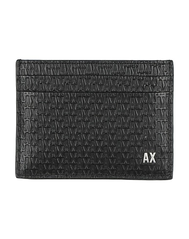 ARMANI EXCHANGE Small Leather Goods Black 100% Cow leather