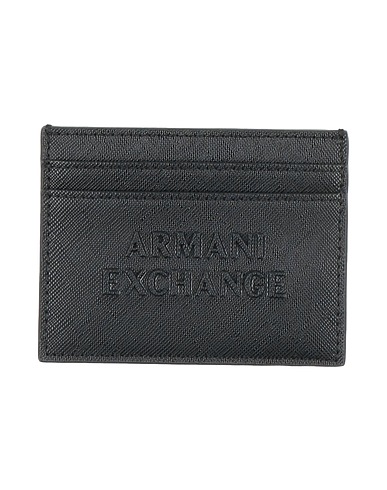 ARMANI EXCHANGE Small Leather Goods Black 100% Polyester