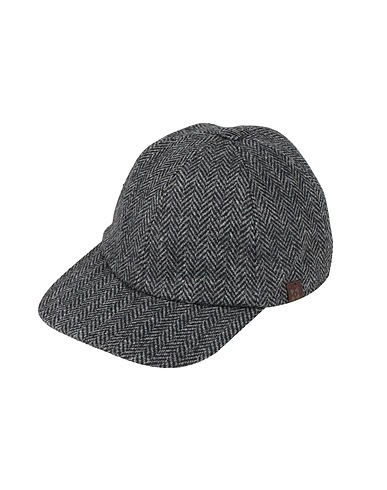 FERRANTE Hat Grey 100% Wool