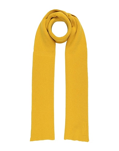 RICK OWENS Scarves and foulards Mustard 100% Virgin Wool