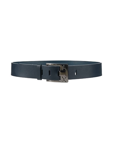 ARMANI EXCHANGE Belts Navy 100% Leather