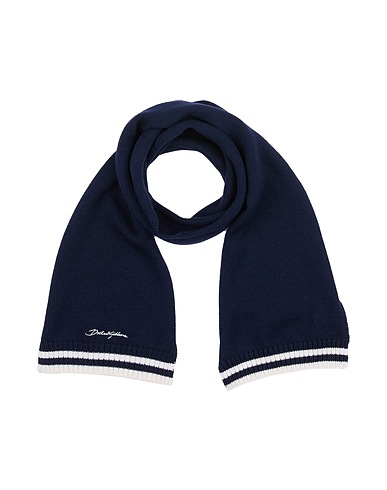 DOLCE&GABBANA Sciarpe e foulard Blu notte 100% Lana Vergine