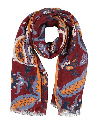 ROSI COLLECTION Scarves and foulards Burgundy 100% Cashmere