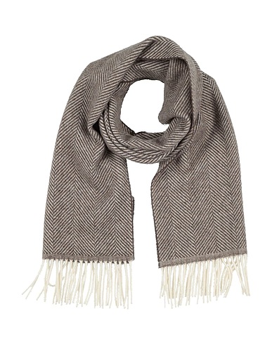 ROSI COLLECTION Scarves and foulards Taupe 100% Virgin Wool