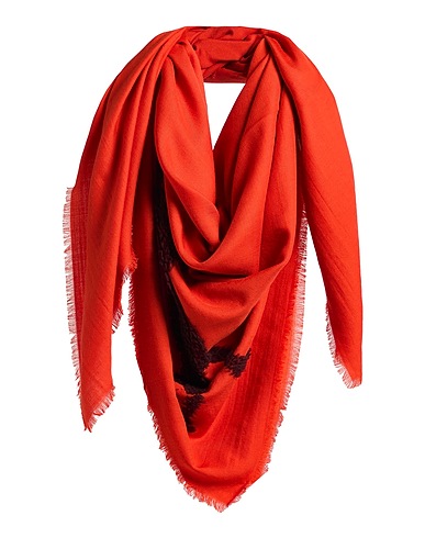 CHLOÉ Schals und Foulards Tomatenrot 75% Wolle, 25% Seide