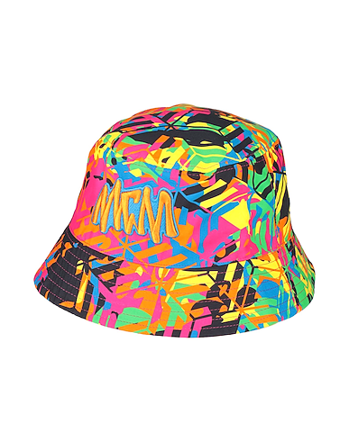 MCM Hat Orange 77% Cotton, 23% Silk