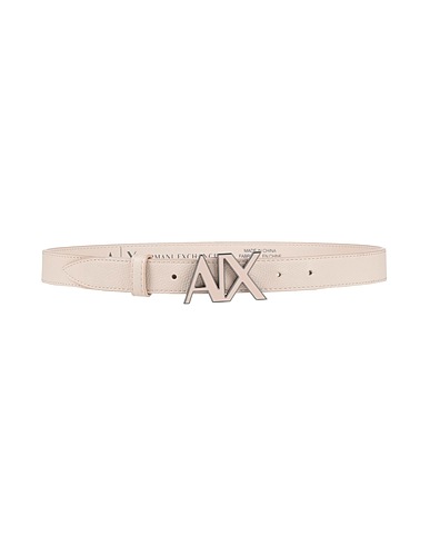 ARMANI EXCHANGE Regular belt Beige 100% Polyester