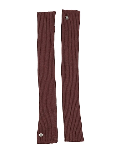 RICK OWENS Gloves Chocolate brown 100% Cashmere