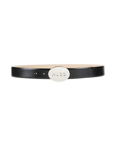 HUGO Belts Black 100% Cow leather