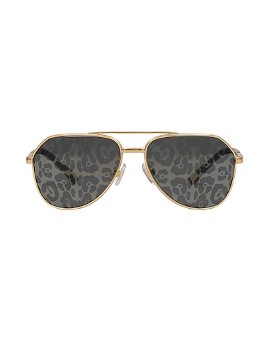 DOLCE&GABBANA Sunglasses Gold 100% Metal