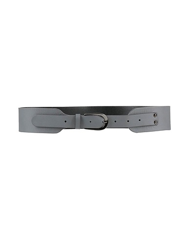 PUROTATTO Belts Grey 100% Leather