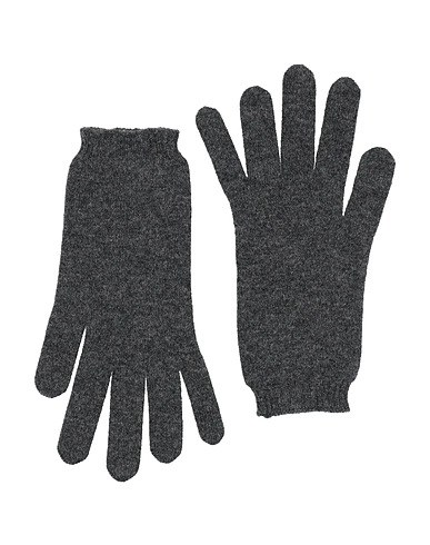 FABIANA FILIPPI Gloves Charcoal 75% Virgin Wool, 15% Silk, 10% Cashmere